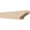 Ekena Millwork 4in. W x 4in. H x 20in. L Clemmons Woodgrain TimberThane Rafter Tail, Primed Tan RFTUR04X04X20CLERCPR - alternate 1